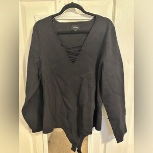 Black Heyson Bodysuit 3X